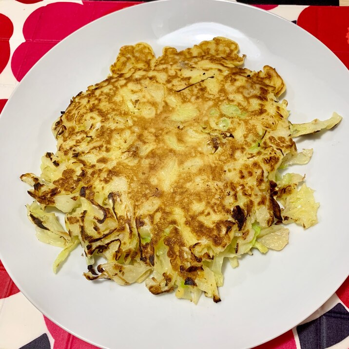 キャベツ大量消費！子どもと食べるキャベツ焼き♡